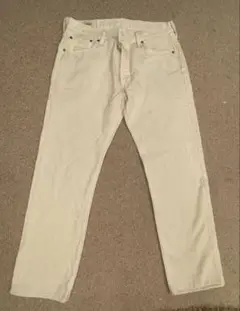 LEVI'S PREMIUM ホワイト ストレートデニム