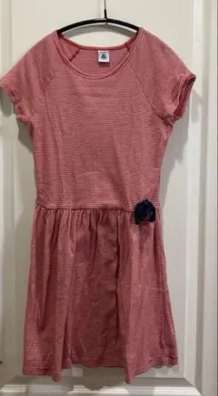 【PETIT BATEAU 】定番ミラレワンピース　12ans