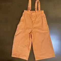 チャオパニックティピー　オレンジ コットンオーバーオール