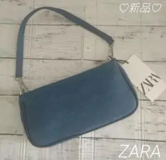 新品♡ZARA♡2way デニム ミニショルダーバッグ インディゴ
