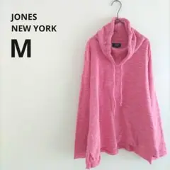 海外古着 JONES NEW YORK トップス ニット M ピンク スラブ