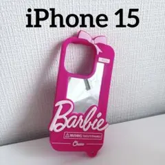 新品 Barbie iPhoneケース ミラー付きiPhone15