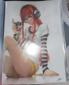 ペルソナ5 佐倉双葉 画集 ebtenDXパック クリアファイル