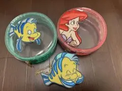 リトルマーメイド　アコモデポーチセット　アリエル　フランダー