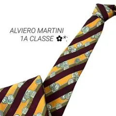 ALVIERO MARTINI 1A CLASSE ネクタイ ストライプ