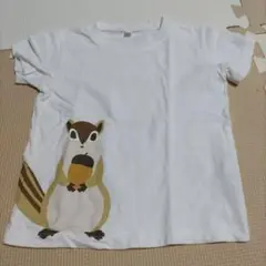 無印良品 リスさん半袖Tシャツ90サイズ