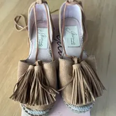 gaimo フリンジシューズ　パンプス　美品