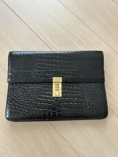 【値下げ】クロコダイル風クラッチバッグ