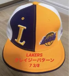 激レア当時物 LAKERS New Era Cap クレイジーパターン bboy