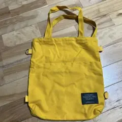 トートバッグ　イエロー　未使用新品