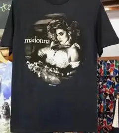 マドンナ グラフィックTシャツ ブラック