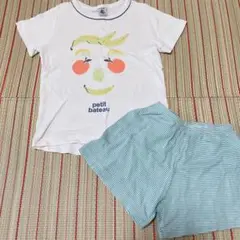 プチバトー 半袖 パジャマ 4ans 104