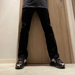 Levi's 501 W29 L30 ボタンフライ 後染め ブラックデニムパンツ