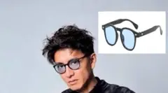 RAYBANサングラス　レイバンサングラス　風　ブルーサングラス