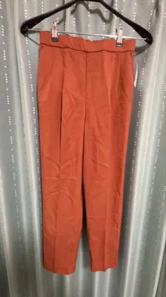 グローバルワーク　オレンジ Lサイズ テーパードパンツ