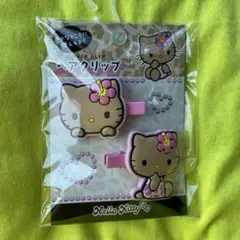 日焼けキティ ヘアクリップ ギャルキティ ハローキティ 前髪　サンリオ