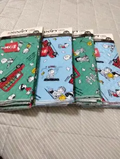 SNOOPY ファブリックカットクロス 70×100cm 2色セット4枚