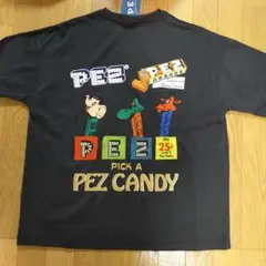 Pez Tシャツ ブラック　半袖　刺繍
