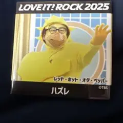 ラヴィットロック2025 ガチャハズレ缶バッジおいでやす小田