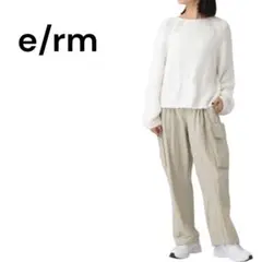 E942 【e/rm】ナイロンワークパンツ　Free ベージュ　新品