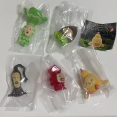 ガチャ　こびとづかんおすわりマスコット4 5点