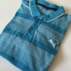 PUMA プーマ　ポロシャツ　M ストライプ