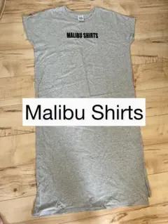 【最終値下】Malibu Shirts マリブシャツ ロングシャツ 杢グレM