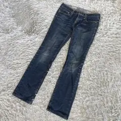 GAP ギャップ　スリムストレートデニムジーンズ　インディゴ　ストレッチ