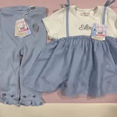 エルサ刺繍Tシャツとレギンスセット 100cm