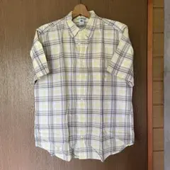 GAP 半袖チェックシャツ L 美品