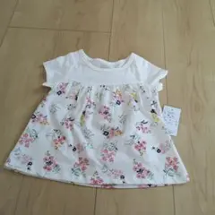 新品 花柄チュニックTシャツ 90