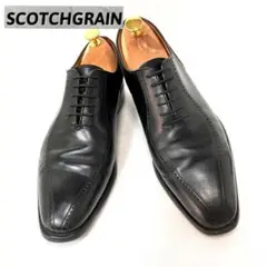 Scotch Grain スコッチグレイン 黒 Uチップ ビジネス 25センチ