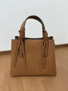 キャメル ハンドバッグ