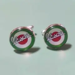 Vespa　ベスパ　カフスボタン　カフリンクス　イタリアカラー