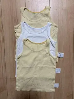 100センチ　UNIQLO コットンメッシュタンクトップ　3枚