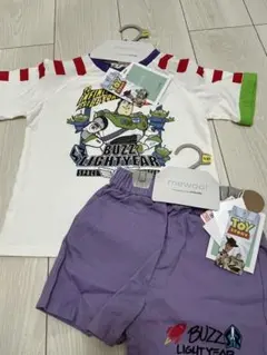 新品　トイストーリー　バズ・ライトイヤー Tシャツ　パンツ　100cm