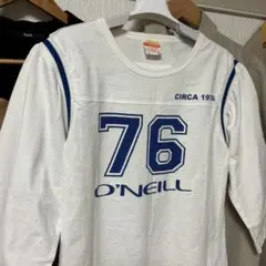 O'NEILLオニール・ナンバリング・両面プリントロンT・七分袖カットソー・M