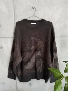 WYM ウィムMOHAIR BLEND JACQUARD SHAGGY KNIT