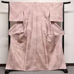単衣 牛首紬のような質感の紬の付け下げ 着物