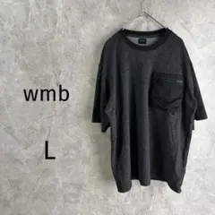 4114【ワークマン】メンズ　半袖　Tシャツ　シンプル　胸ポケット　L