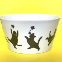 KANESADA 猫シルエットボウル　陶器
