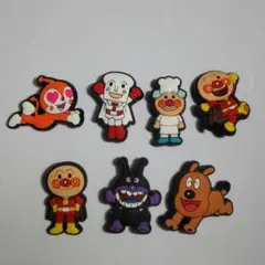アンパンマン　ジビッツ　クロックス　7個セット　①