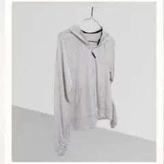ホワイト フード付き パーカー