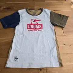 CHUMS マルチカラーデザイン Tシャツ