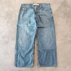リーバイス569 Levis W36 ブルーデニム 00s 青 ヒゲ 15575