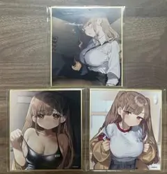咲良ゆき　DMMスクラッチ　E賞　ビジュアル色紙