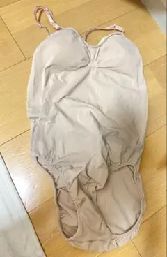 カップ付き　ベージュ　ボディファンデーション　ボディファン　バレエ