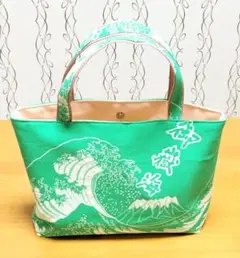 相撲 御嶽海 関 反物 トートバッグ ハンドメイド
