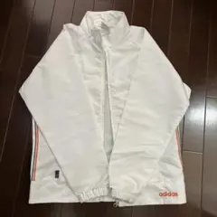 adidas ホワイト ジャケット ストライプ