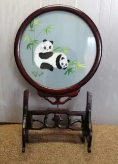 中国工芸品 四大刺繍 両面刺繍画